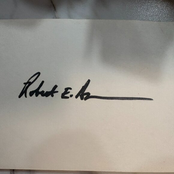 Robert E. Andrews Autograph Signed Index Card – Congressman NJ 1st District - Picture 1 of 1